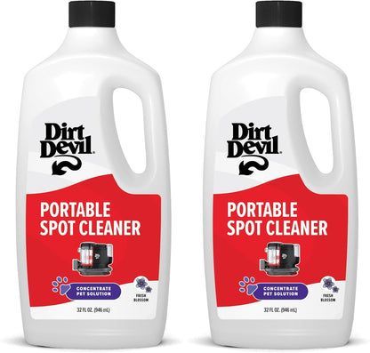 Dirt Devil Portable Spot Cleaner Machine for Carpet and Upholstery, Powerful Suction Spot Cleaning Machine with Versatile Tools, Pair with Dirt Devil Portable Cleaner Solution