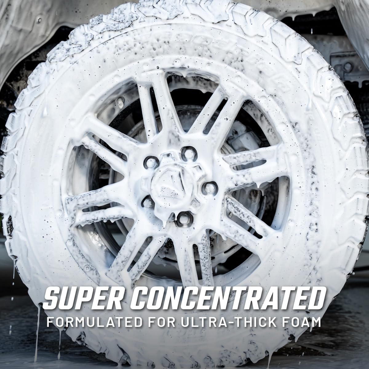 Slick Products Hybrid Ceramic Wash & Wax Super Concentrate – Extra Thick Foaming Car Shampoo & Motorcycle Wash Soap with Wax Protection – Perfect for Foam Cannon – 64 oz.