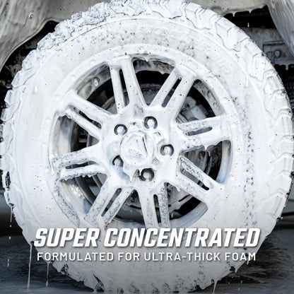 Slick Products Hybrid Ceramic Wash & Wax Super Concentrate – Extra Thick Foaming Car Shampoo & Motorcycle Wash Soap with Wax Protection – Perfect for Foam Cannon – 64 oz.