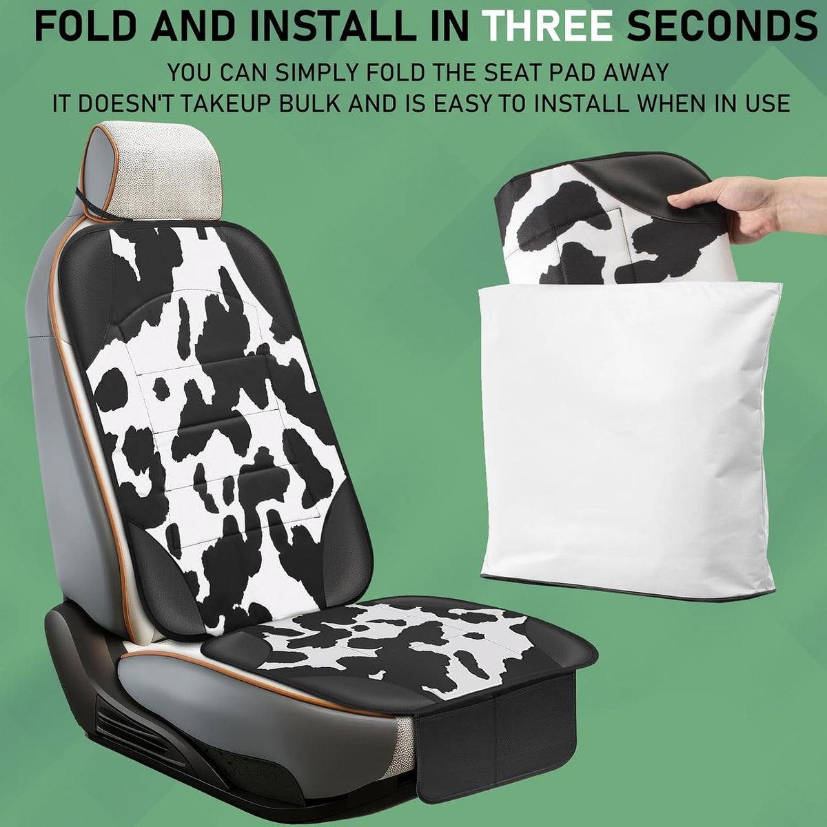 Siivton Car Seat Protector for Child Car Seat,Waterproof Car Seat Cover for Leather and Fabric Seats, 2 Mesh Pockets, Non-Slip Bottom,Thick Padding Cushion