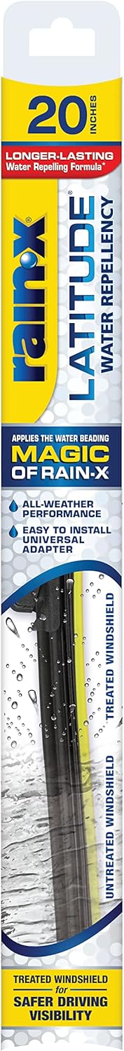 Rain-X 810363 Repellency Water Repellent Wiper Blades, 22" Windshield Wipers (Pack of 2), All Weather Streak-Free for Enhanced Visibility w/Water Repellency Formula [Amazon Exclusive] - Colors B