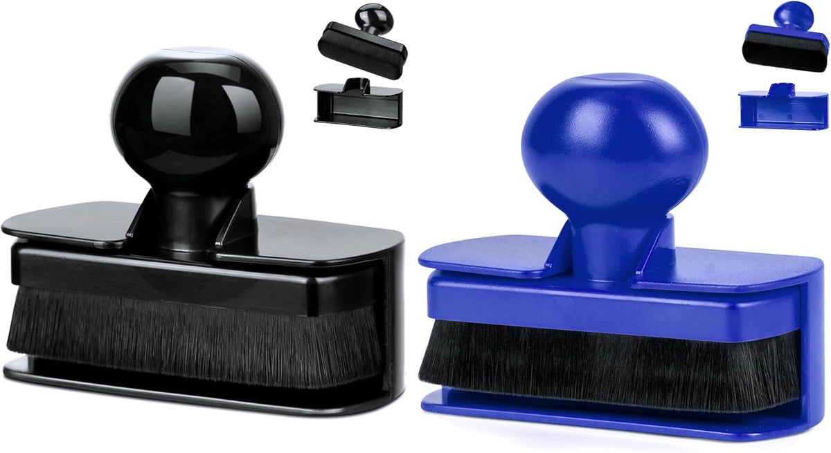 BABYSHEEP Car Tire Shine Applicator,Large Vegan Tire Shine Brush - Automotive Tire Dressing Applicator Brush with Storage Stand for Tire Detailing & Car Wash Kit, Black, 3.6 Inch Length (Black)