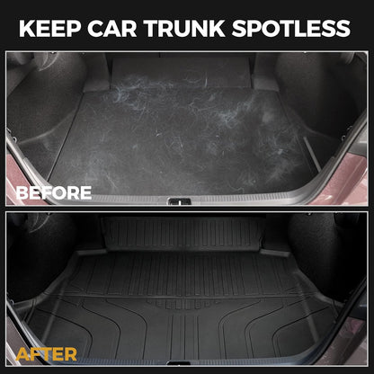 Floor Mats for Toyota Sienna 2021-2026, All Weather Floor Mats Lower Trunk Cargo Liner Accessories, Full Coverage Set (Fit 8-Seat with Spare Tire)
