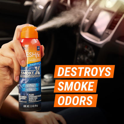 Armor All Fresh FX Smoke X Car Odor Eliminator Spray, Car Air Freshener Spray (New Car)