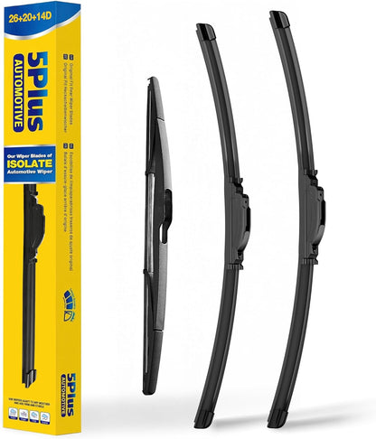 20"-2 Pack Windshield Wiper Blades Replacement For Ford F150 F250 F350 F450 F550 2008-1999 Expedition 2006-1999 Explorer 2010-2005 Mustang 2004-1999, Windshield Wiper Blades For My Car