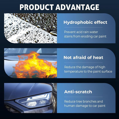 Quick Effect Car Coating Spray 2 Pack, Waterless Wash Polish, Paint Protection and Glass Cleaner