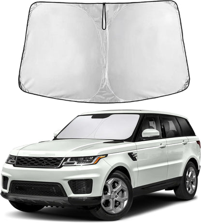EcoNour Car Windshield Sun Shade | 2025 Upgraded Innovative No-Light-Pass Technology for Maximum Coverage | Foldable Sun Shade Keeps Your Vehicle Cool | Must-Have Car Accessories | Small (59" x 29") - Colors D