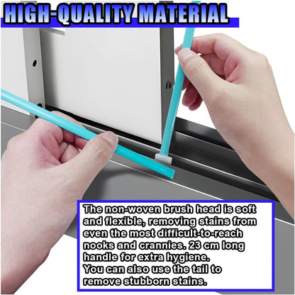 Cleaning Swab Sticks, Small Cleaning Sponge Tip for Tight Spaces, Disposable Crevice Cleaning Brush Kit, Universal Automotive Detailing Tools Accessories for SUV, Sedan, Truck (50PCS)