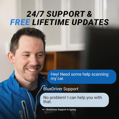 BlueDriver Pro Next Gen OBD2 Scanner – No Subscription, Bluetooth Car Code Reader for iPhone & Android – Diagnose 8000+ Issues, ABS SRS TPMS, Repair Reports, Vehicles 1996+