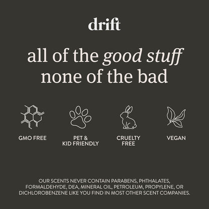 Drift Car Air Freshener - The Original Wood Air Freshener - Car Odor Eliminator - Long Lasting Scent - Metal Clip - Essential Oils - Clean Ingredients - Variety 3 Pack Refill - NO CLIP INCLUDED