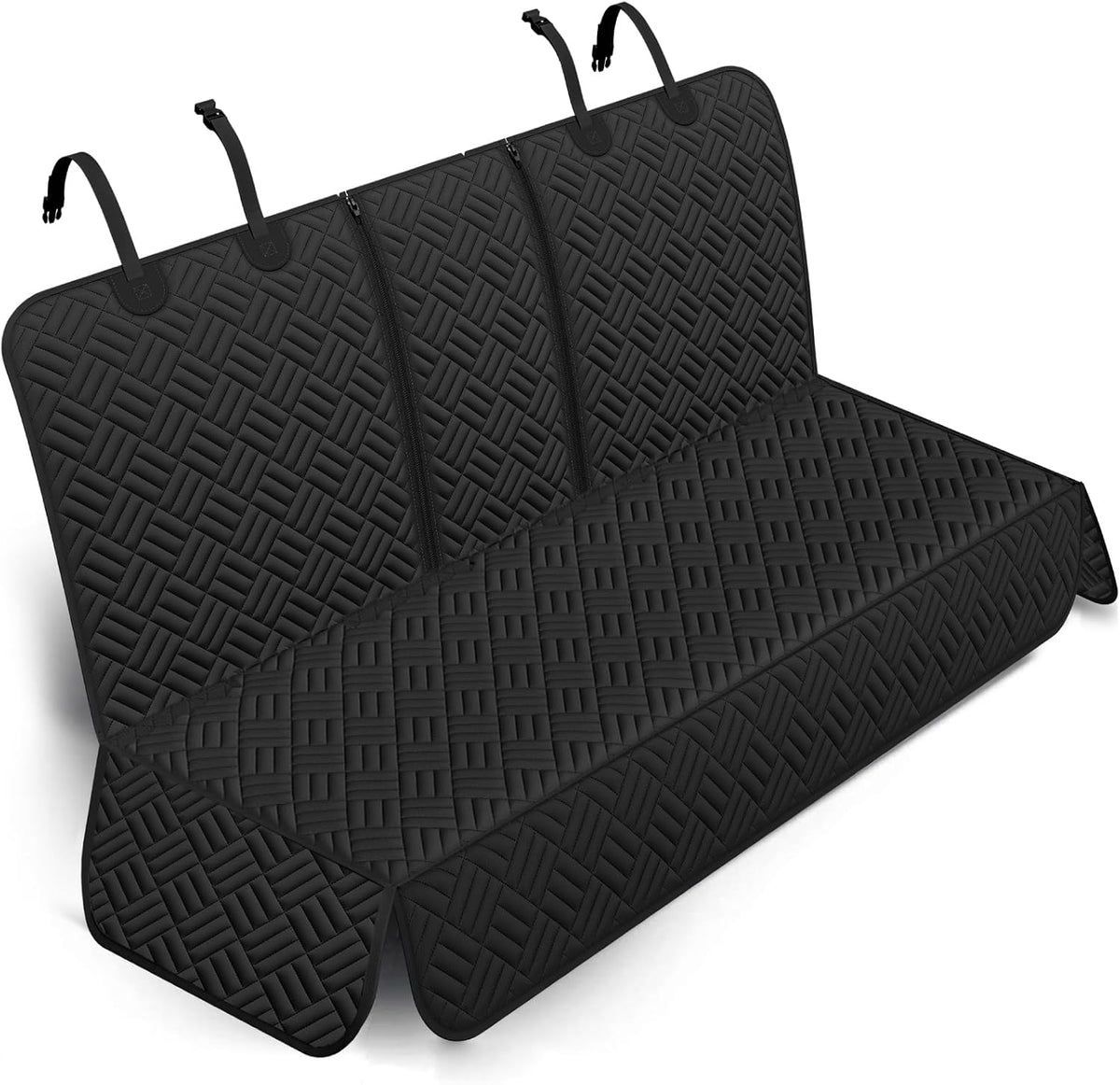 Dog Car Seat Cover for Back Seat, Waterproof 600D Oxford Protector for Travel and Daily Use, Non Slip Scratch Resistant Bench Cover, Easy to Clean, Fits Cars/SUVs/Trucks, 54 Inch