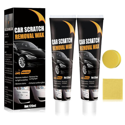 2026 Upgraded Scratch Remover for Vehicles, 2PCS Car Scratch Remover with Wipe and Sponge, Car Scratch Repair Kit for Deep Scratches, Easy to Use and Effective for Car Paint Polishing & Repair (1)