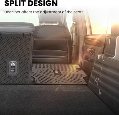 LASFIT Full Set Floor Mats for Honda CR-V 2026 2025 2024 2023 (Gasoline & Hybrid & e:FCEV), All Weather TPE Custom Fit Floor Liners 1st & 2nd Row & Seat Back Mat & Cargo Mat (Upper Position)