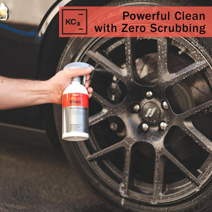 KOCHCHEMIE Magic Wheel Cleaner - Powerful Rim and Rim Well Cleaner; Acid Free, Dissolves Iron Particles Using Visible Red Discoloration, Excellent Adhesion and Viscosity (500 milliliters)