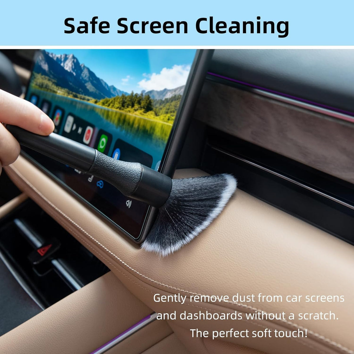 Cleaning Gel for Car Detailing Putty Car Vent Cleaner Goo Cleaning Putty Gel Auto Detailing Tools Car Interior Cleaner Dust Cleaning Mud for Cars Dust Cleaner Slime Keyboard Cleaner Gel (1Pack)