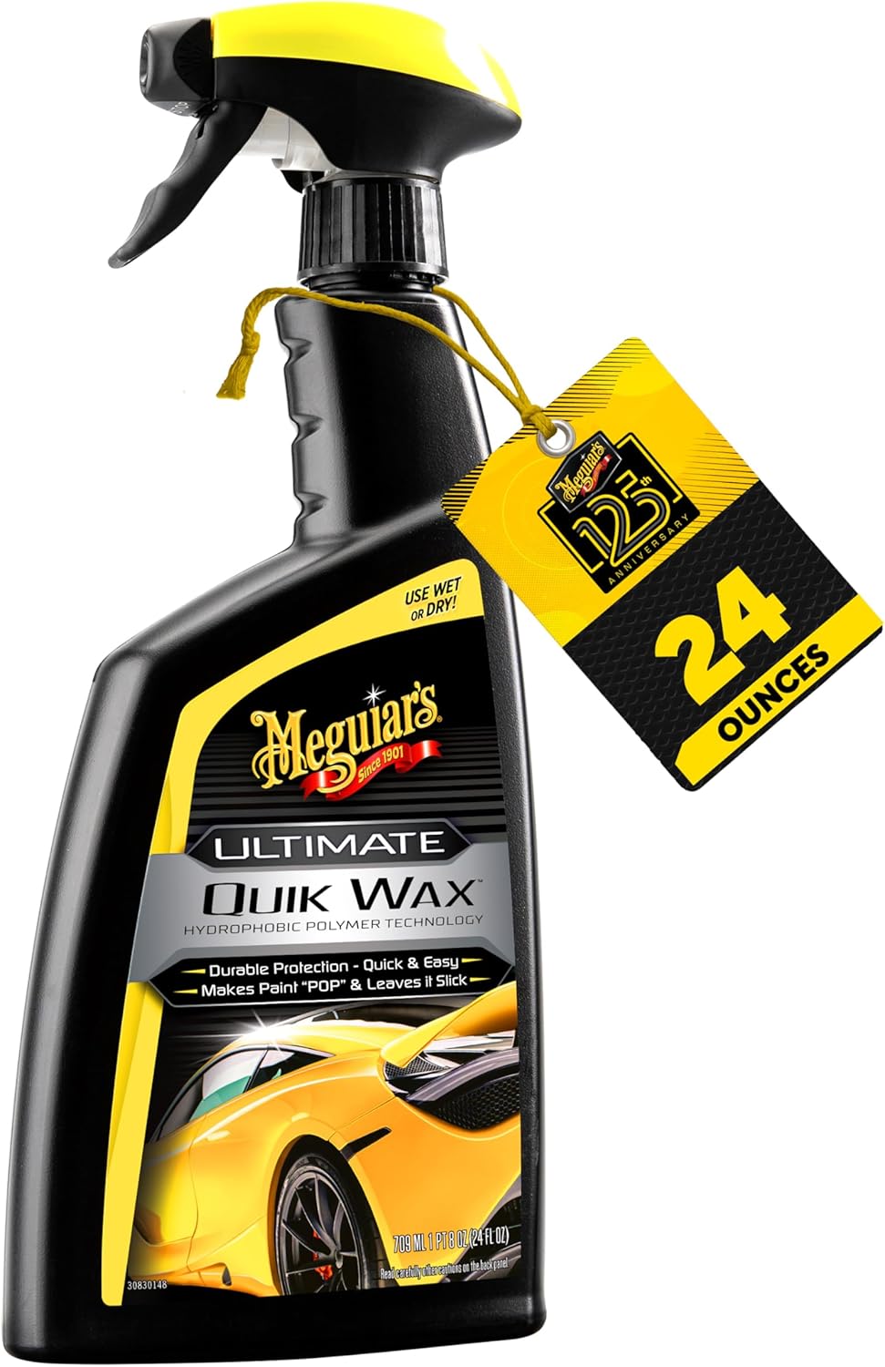 Meguiar's Ultimate Quik Wax, Durable Protection, Quick and Easy - 24 Oz Spray Bottle