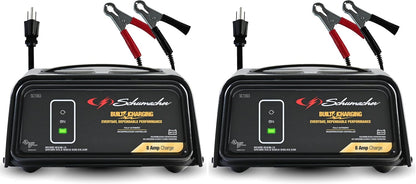 Schumacher Electric 8A Car Battery Charger and Maintainer, 3-in-1 Solution, for 6V/12V Power Sport, Automotive, and Marine Batteries, SC1363