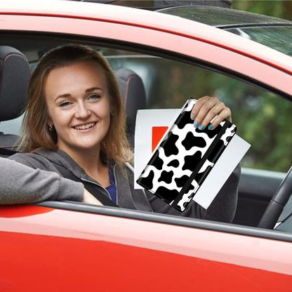 Car Registration and Insurance Holder, Leather Car Glove Box Organizer, Cool Car Accessories for ID, Driver's License Cards & Essential Document, business cards, Men&Women, Retro Audio Cassette