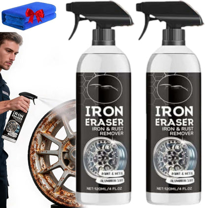 Iron Eraser Rust Remover Spray, Car Rust Remover Cleaner Spray, General rust remover Cleaner spray (120ML-3PCS)