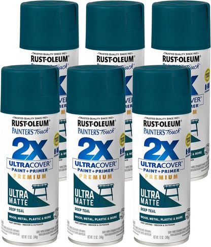 Rust-Oleum 334029 Painter's Touch 2X Ultra Cover Spray Paint, 12 oz, Gloss Clear - Colors A