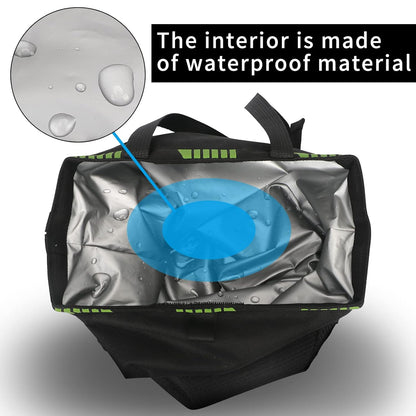 Homelove Car Trash Can, Leak-Proof Waterproof Trash Bin Collapsible Portable Auto Garbage Bag Large Capacity Trashcan Storage Bag Multipurpose Car Organizer Hanging (Black)