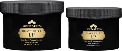 Obenauf's Heavy Duty LP Leather Conditioner Natural Oil Beeswax Formula (8oz)