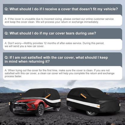 10 Layers Car Cover Custom Fit for Mercedes Benz C Class C250 C300 C43 C63 (1993-2026), Waterproof All Weather for Automobiles, Outdoor Full Cover Sun Dust Rain Protection with Cotton. Black - Colors C