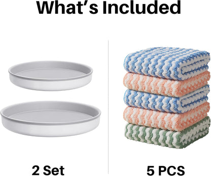 JOYMOOP Microfiber Towels for Cars, 2 Pack 35.4" x 23.6" Car Drying Towel, Dark Gray Reusable Car Towel, Quick Drying Car Microfiber Cleaning Cloth for RVs, SUVs, Trucks