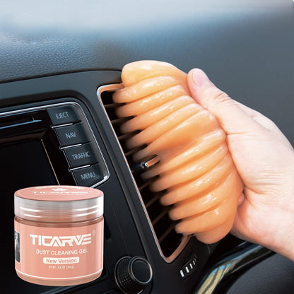 Cleaning Gel for Car Detailing Putty Car Vent Cleaner Goo Cleaning Putty Gel Auto Detailing Tools Car Interior Cleaner Dust Cleaning Mud for Cars Dust Cleaner Slime Keyboard Cleaner Gel (1Pack)