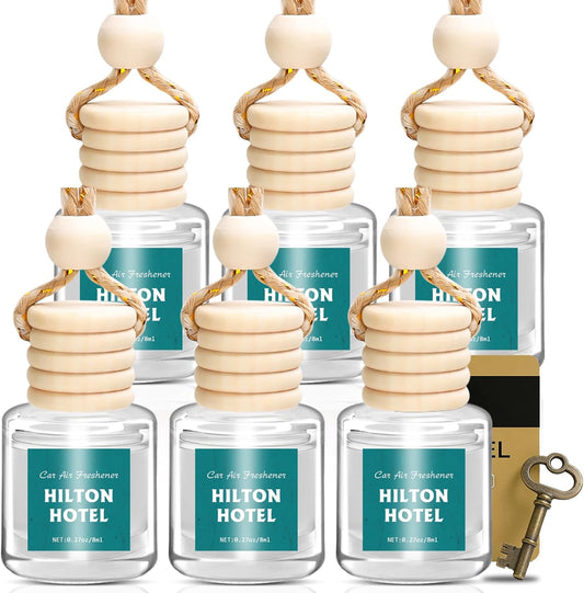 AROIC Car Air Freshener for Women, 6 Pack Air Freshener Diffuser, Mothers Day Gift for Mom, Hanging Essential Oil Air Freshener Diffuser Odor Eliminator, Cute Car Interior Decor Car Scents Accessories