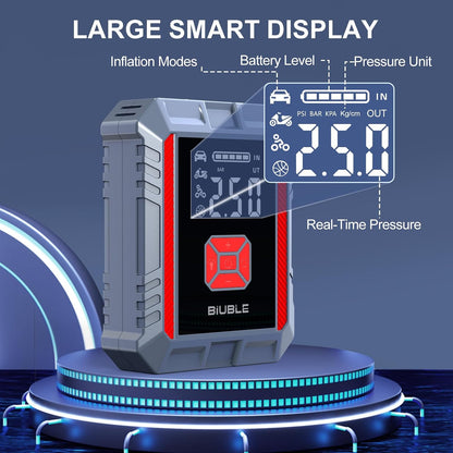 8000A Jump Starter with Air Inflator/Deflator Compressor, 65W Charging Car Battery Jump Starter (All Gas/16L Diesel), 24800mAh 150PSI Battery Jumper Starter Portable, Jump Box Jump Pack with LED Light