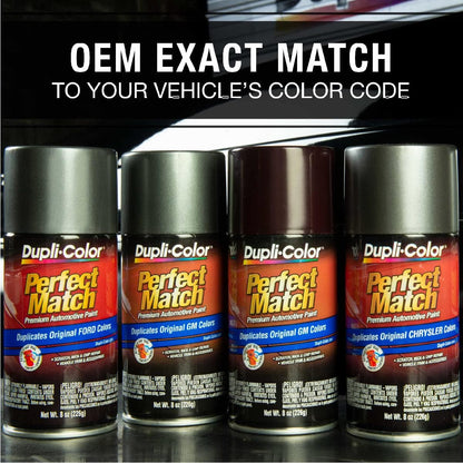 Dupli-Color EBCL01257 Clear Perfect Match Automotive Top Coat - 8 oz. Aerosol - Colors A