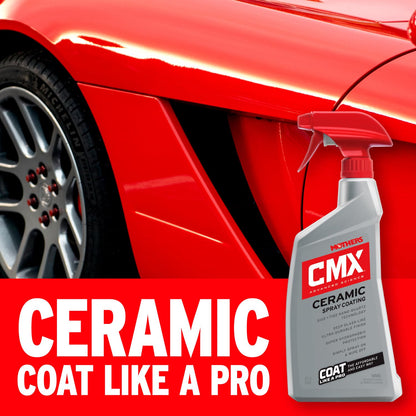Mothers CMX Ceramic Spray Coating, 24 oz. – Advanced SiO2 + TiO2 Protection, User-Friendly, Professional Grade, Ultra Durable Long-Term Protection, High Gloss Super-Hydrophobic Finish (01024)