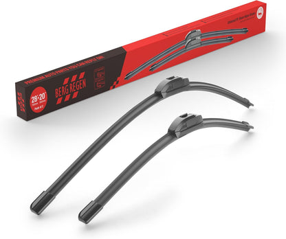 BERG REGEN 22"+19" Windshield Wiper Blades Replacement for Chevy Chevrolet Colorado 2006-2012, Suzuki Forenza 2004-2008, Ford Focus 2000-2011, GMC Canyon 2004-2012 –Genuine OEM Quality (Set of 2)