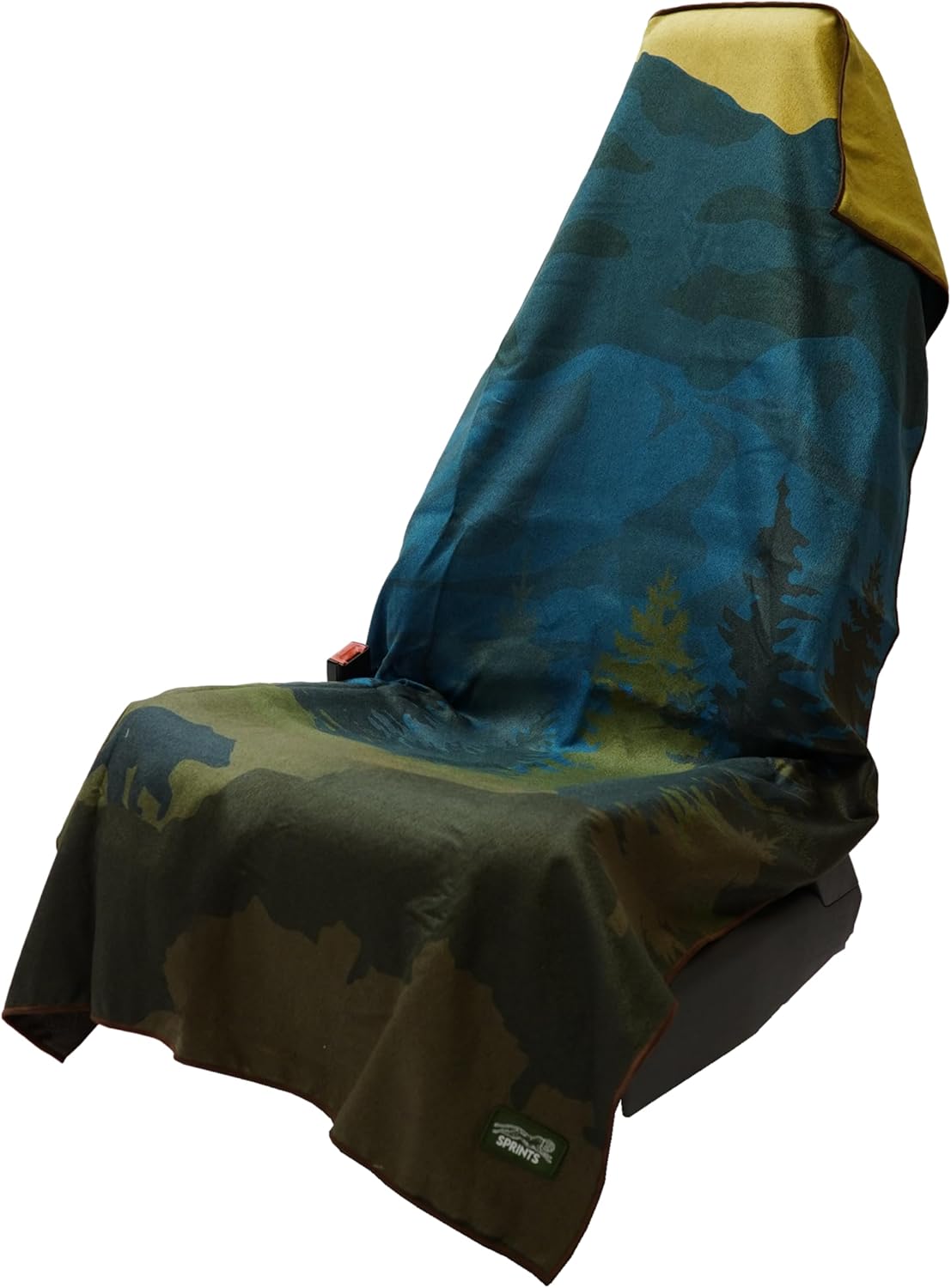 Sprints Athletic Running Towel, Full-Sized, Car Seat Cover - Performance Microfiber (Garden of Races Past)
