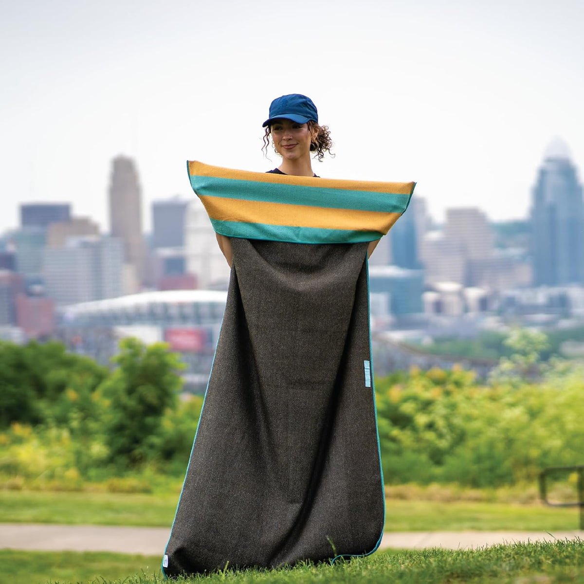 Sprints Athletic Running Towel, Full-Sized, Car Seat Cover - Performance Microfiber (Garden of Races Past)