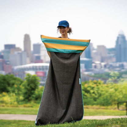 Sprints Athletic Running Towel, Full-Sized, Car Seat Cover - Performance Microfiber (Garden of Races Past)