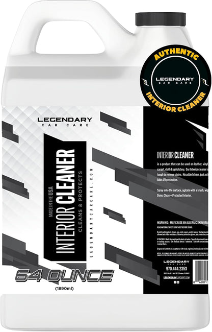 Legendary Interior Cleaner 16oz - All Purpose Interior Detailer & Carpet Cleaner for Cars - Safe on Leather, Plastic, Vinyl, Upholstery & Dashboard - UV Protectant - Tough on Stains & Dirt
