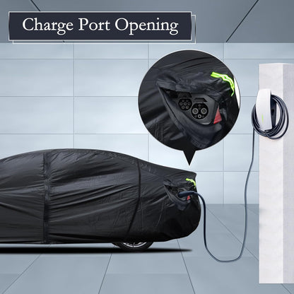 Car Cover Custom Fit for Toyota Corolla 2000-2025, Honda Civic 1991-2025, Waterproof All Weather Full Exterior Cover Rain Sun Protector Car Cover with Door Zipper