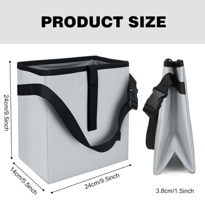 Homelove Car Trash Can, Leak-Proof Waterproof Trash Bin Collapsible Portable Auto Garbage Bag Large Capacity Trashcan Storage Bag Multipurpose Car Organizer Hanging (Black)