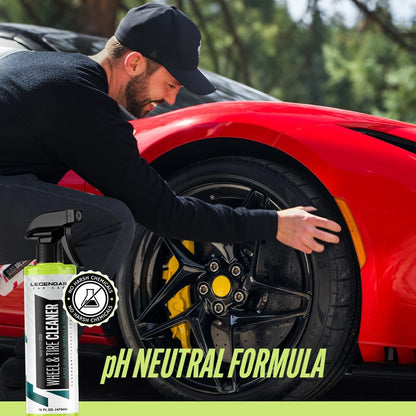Legendary Wheel Cleaner Spray 16oz - Deep Cleaning Formula for All Wheel & Rim Finishes - Removes Brake Dust, Dirt & Grime