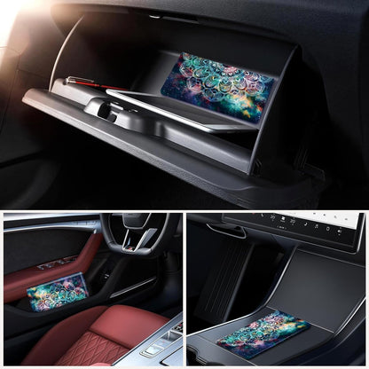 Car Registration and Insurance Holder，Colour Patterns Men Women Car License Document Registration and Insurance Card Holder