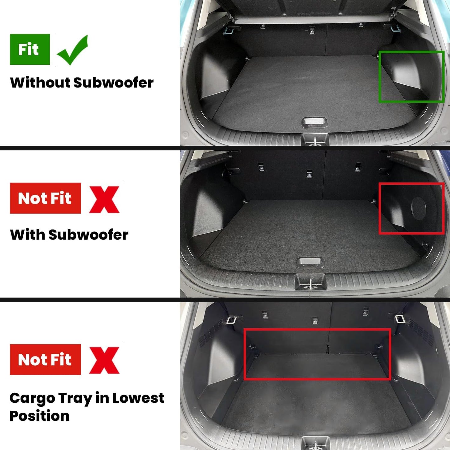 LASFIT Floor Mats Fits for Hyundai Sonata 2020-2026 (Only for FWD & Gas) & Kia K5 2021-2025 (Only for FWD) Custom Fit TPE All Weather Floor Liners Car Mats Accessories, Black