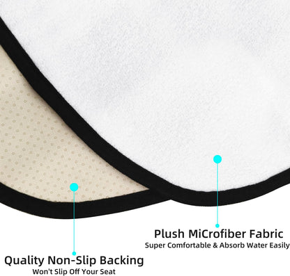 Waterproof Sweating Car Seat Cover for Post Gym Workout, Running, Swimming, Beach and Hiking, Universal Fit Non-Slip Towel Bucket Seat Protector for Cars SUV Trucks, Machine Washable (Grey)