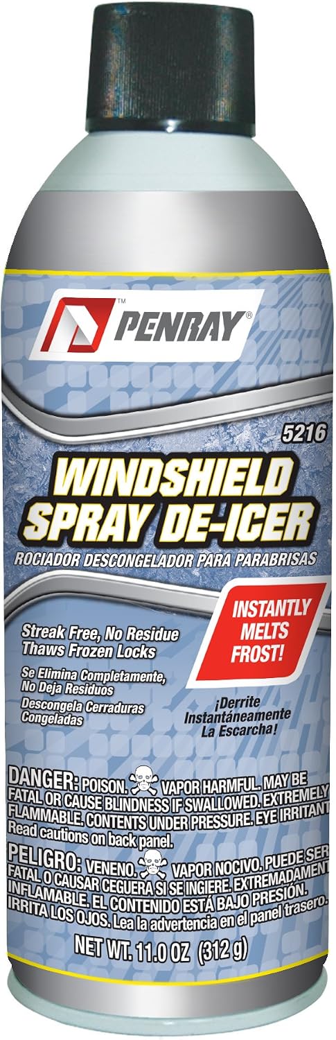 Penray 5216 Windshield Spray De-Icer - 11.0-Ounce Aerosol Can