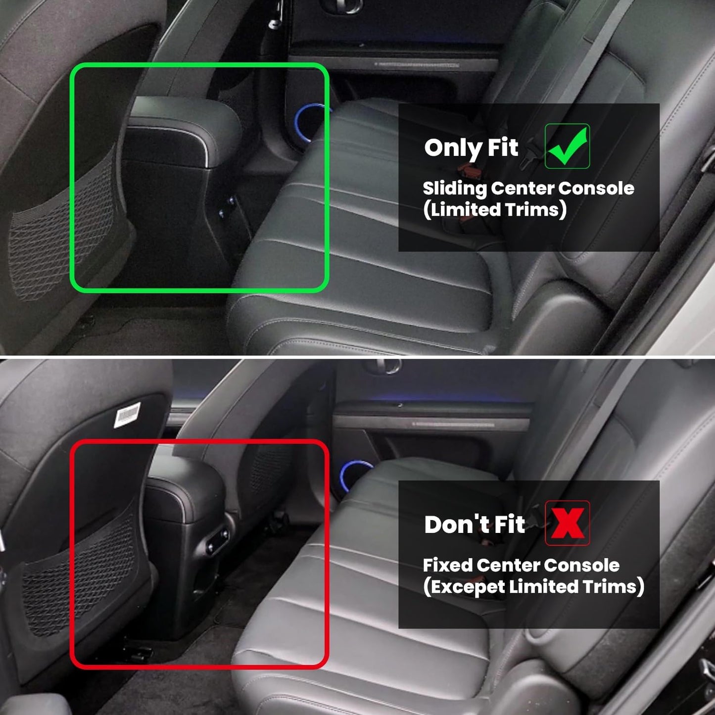 LASFIT Floor Mats Fits for Hyundai Sonata 2020-2026 (Only for FWD & Gas) & Kia K5 2021-2025 (Only for FWD) Custom Fit TPE All Weather Floor Liners Car Mats Accessories, Black