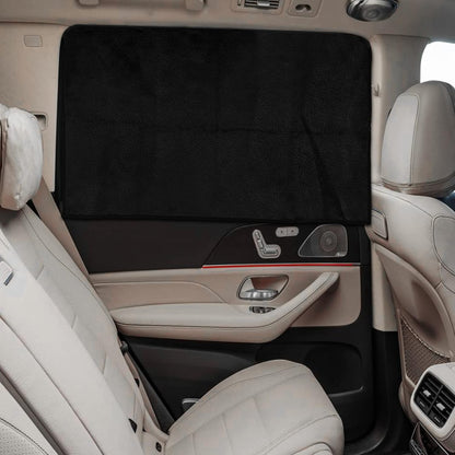 ZATOOTO Suede Car Window Shades 4PCS - Car Window Covers for Ultimate Privacy, UV Protection, and Heat Insulation, Side Window Sun Shade Perfect for Camping, Travel, Baby Safety, and Daily Use