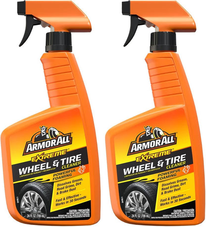 Armor All Extreme Wheel and Tire Cleaner , Car Wheel Cleaner Spray, 24 Fl Oz