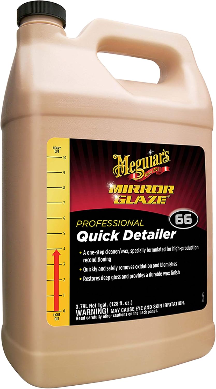 Meguiar's Professional Cleaner Wax M0616 - Swirl and Scratch Remover, Car Polish, and Car Wax in One Liquid - One-Step for Professional Detailing, 16 Oz (Packaging May Vary)