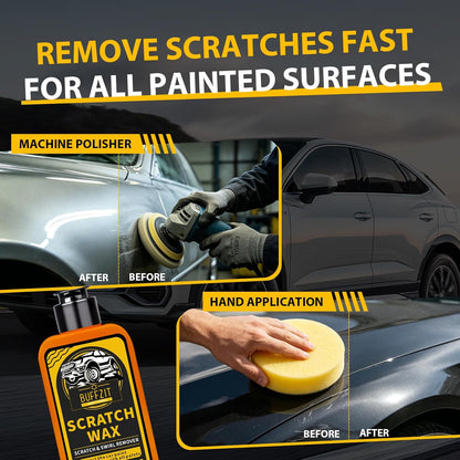 Car Scratch Remover for Vehicles, Scratch Repair Wax, Rubbing & Polishing Compound, Easily Removes Surface Scratches, Effectively Reduces Swirl Marks for Cars and Other Vehicles, 3.4oz/100ml